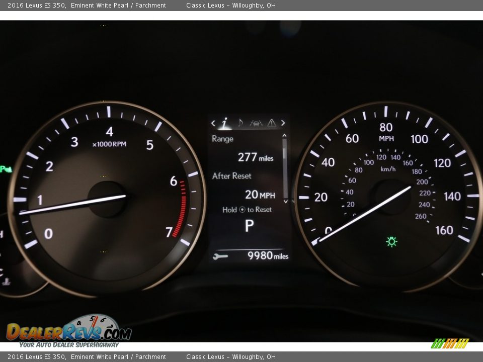 2016 Lexus ES 350 Gauges Photo #12