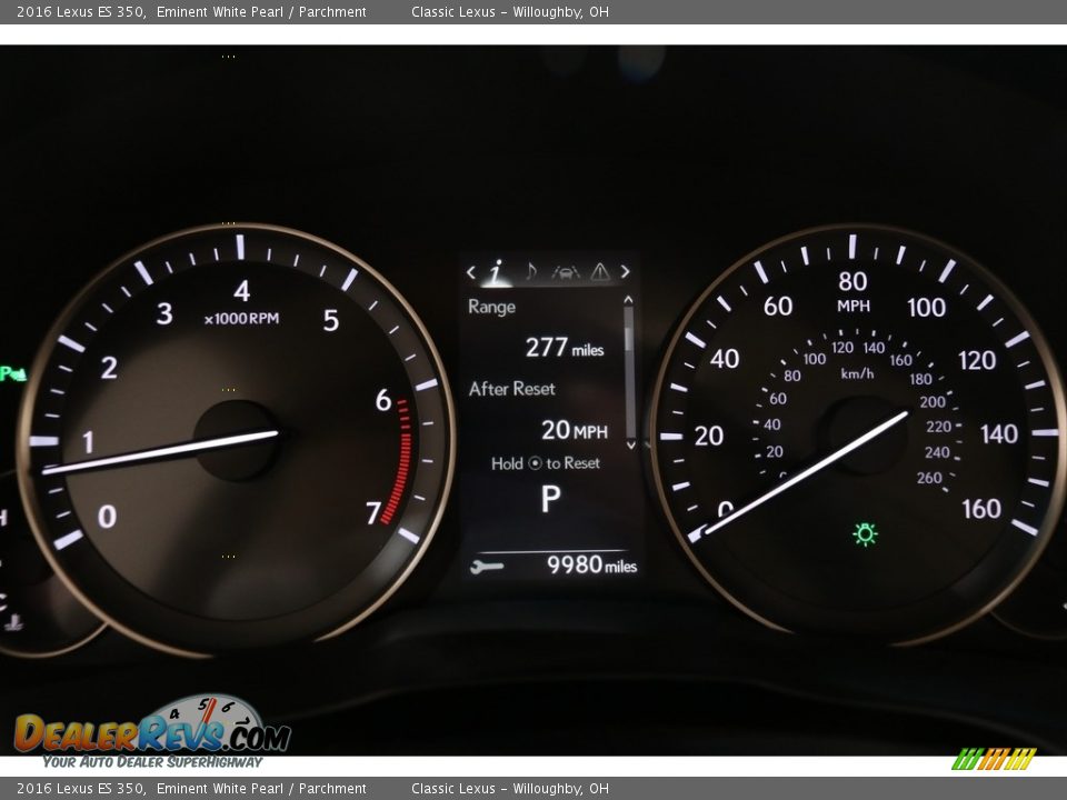 2016 Lexus ES 350 Gauges Photo #12