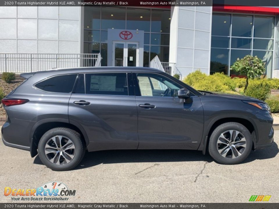 2020 Toyota Highlander Hybrid XLE AWD Magnetic Gray Metallic / Black Photo #30