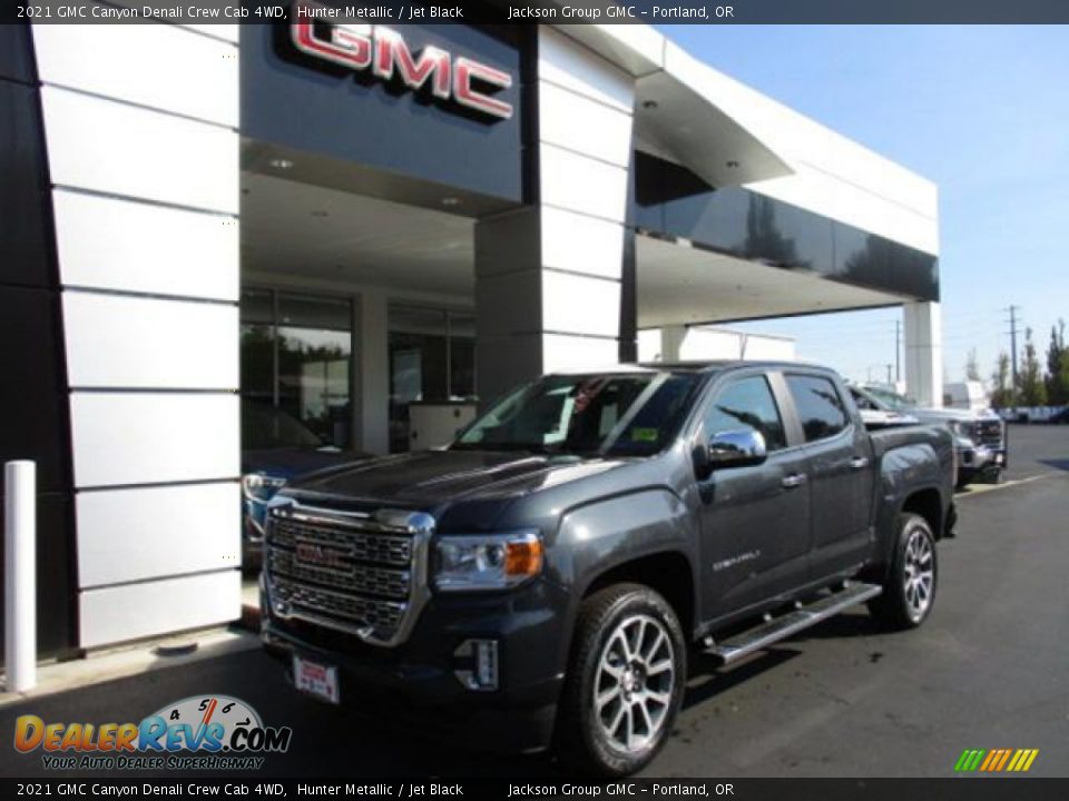 2021 GMC Canyon Denali Crew Cab 4WD Hunter Metallic / Jet Black Photo #1