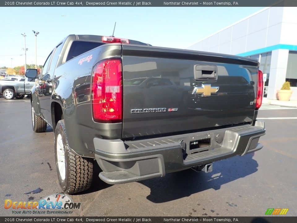 2018 Chevrolet Colorado LT Crew Cab 4x4 Deepwood Green Metallic / Jet Black Photo #5