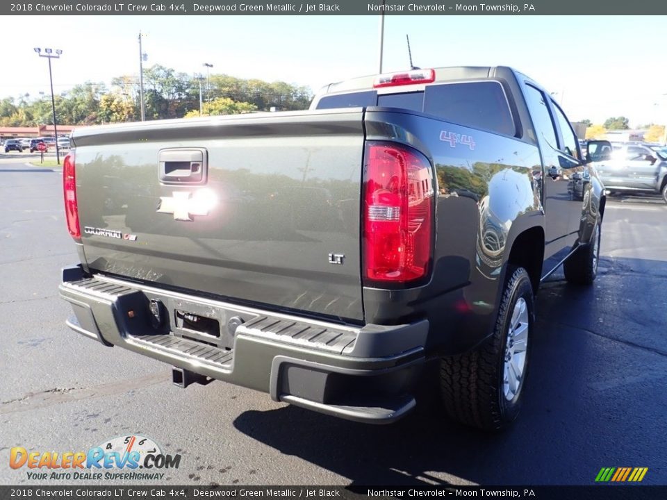 2018 Chevrolet Colorado LT Crew Cab 4x4 Deepwood Green Metallic / Jet Black Photo #7