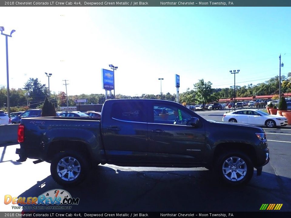 2018 Chevrolet Colorado LT Crew Cab 4x4 Deepwood Green Metallic / Jet Black Photo #9