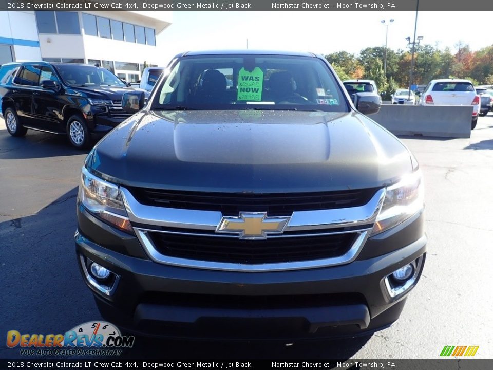 2018 Chevrolet Colorado LT Crew Cab 4x4 Deepwood Green Metallic / Jet Black Photo #12