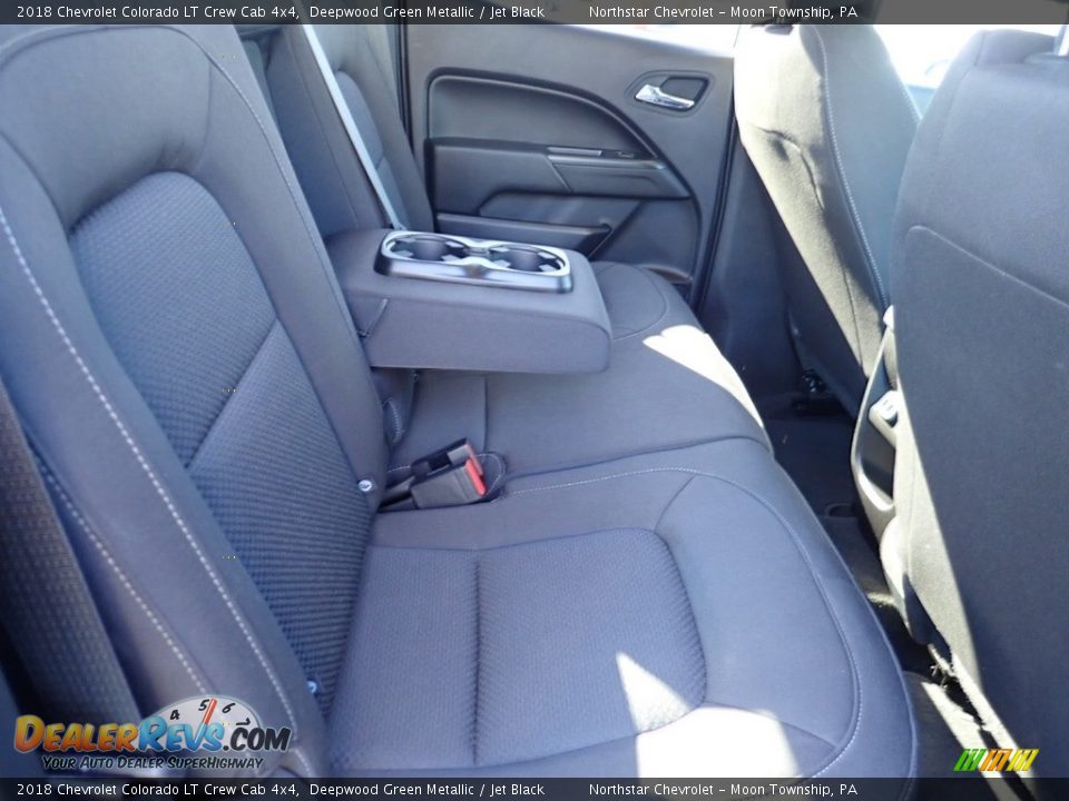 2018 Chevrolet Colorado LT Crew Cab 4x4 Deepwood Green Metallic / Jet Black Photo #17