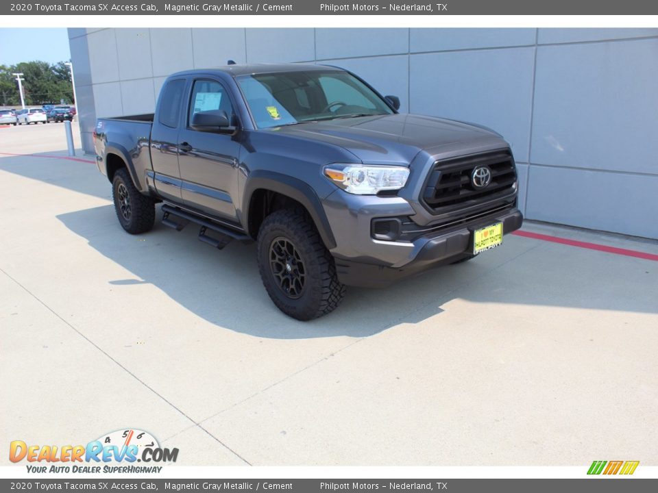 2020 Toyota Tacoma SX Access Cab Magnetic Gray Metallic / Cement Photo #2