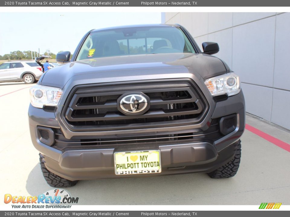2020 Toyota Tacoma SX Access Cab Magnetic Gray Metallic / Cement Photo #3
