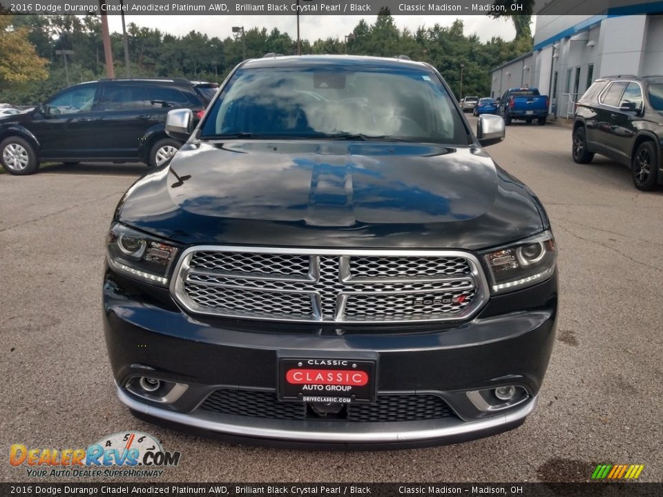 Brilliant Black Crystal Pearl 2016 Dodge Durango Citadel Anodized Platinum AWD Photo #4