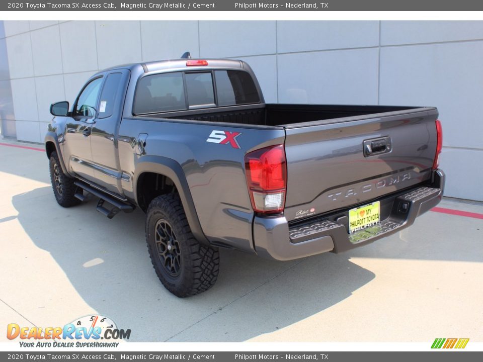 2020 Toyota Tacoma SX Access Cab Magnetic Gray Metallic / Cement Photo #6