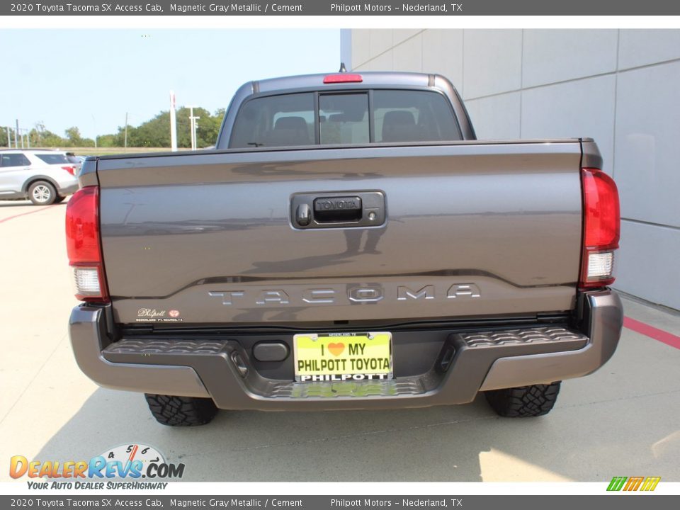 2020 Toyota Tacoma SX Access Cab Magnetic Gray Metallic / Cement Photo #7