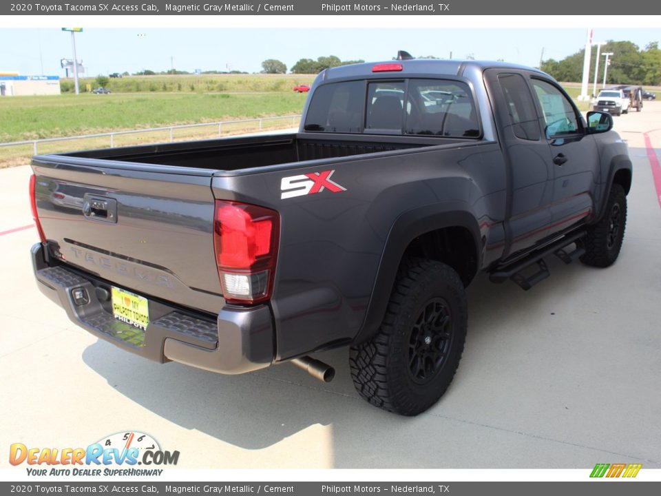 2020 Toyota Tacoma SX Access Cab Magnetic Gray Metallic / Cement Photo #8