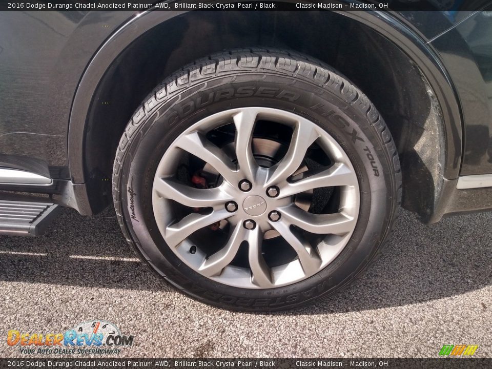 2016 Dodge Durango Citadel Anodized Platinum AWD Wheel Photo #9