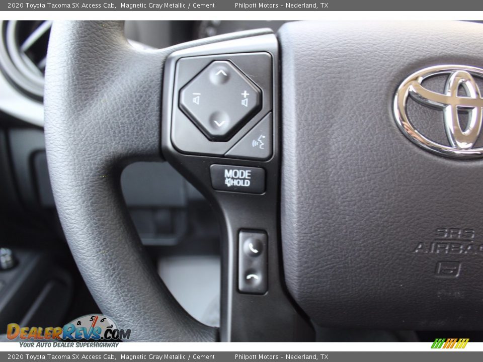 2020 Toyota Tacoma SX Access Cab Magnetic Gray Metallic / Cement Photo #11