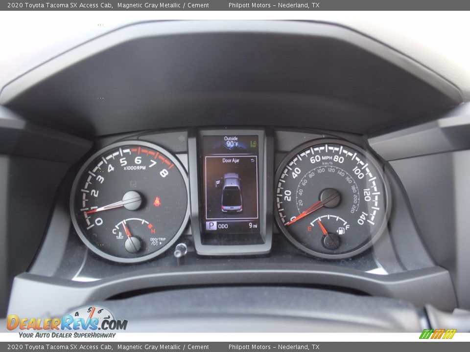 2020 Toyota Tacoma SX Access Cab Magnetic Gray Metallic / Cement Photo #13