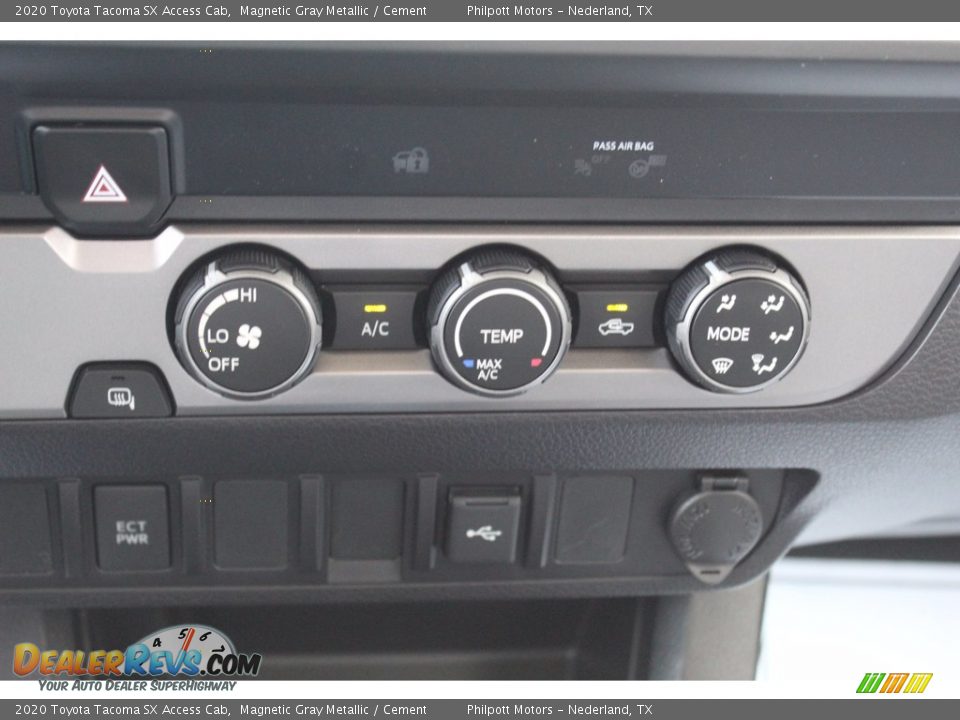 2020 Toyota Tacoma SX Access Cab Magnetic Gray Metallic / Cement Photo #16