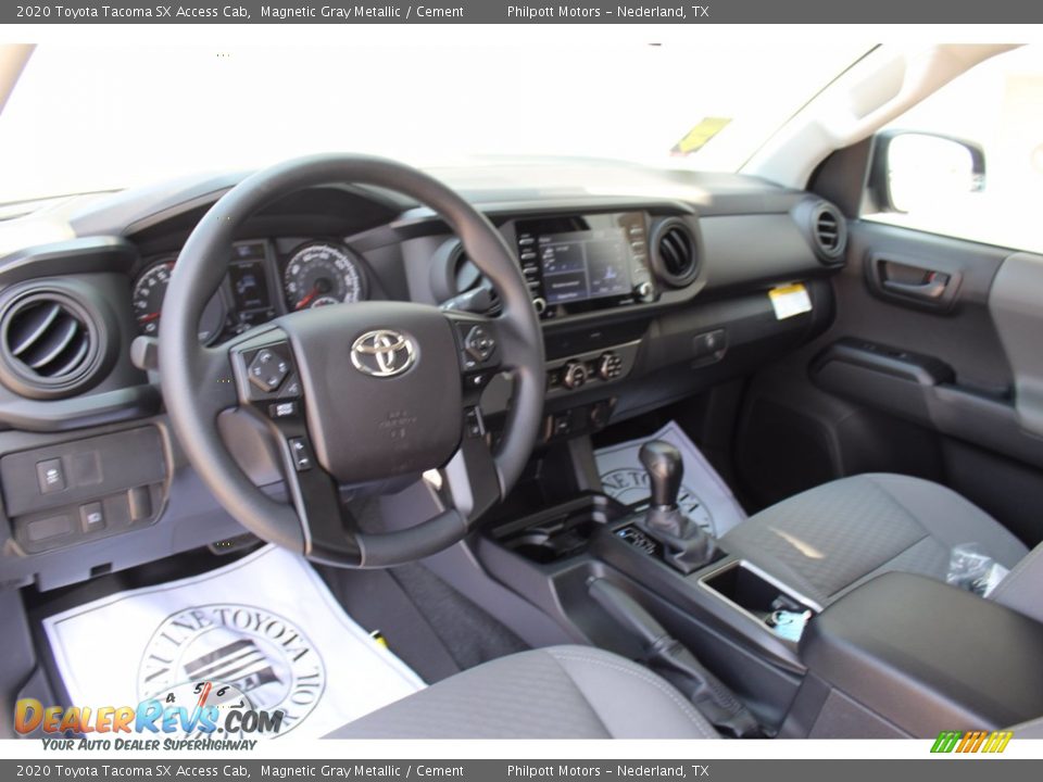 2020 Toyota Tacoma SX Access Cab Magnetic Gray Metallic / Cement Photo #20