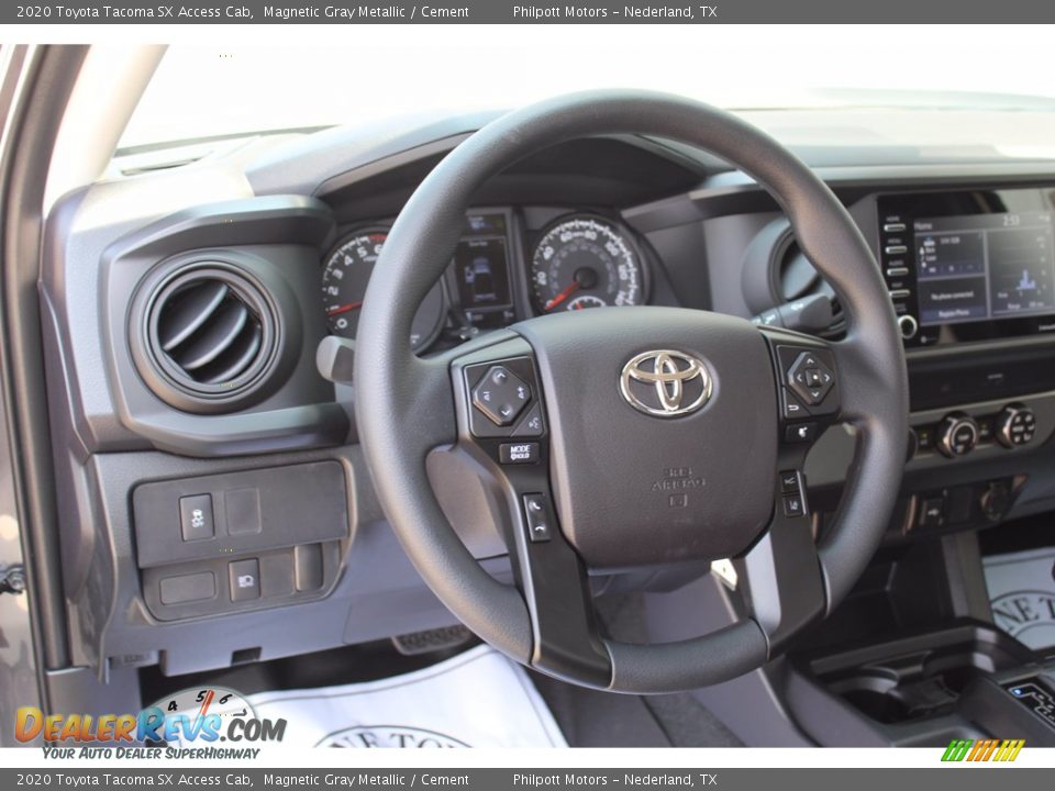 2020 Toyota Tacoma SX Access Cab Magnetic Gray Metallic / Cement Photo #21