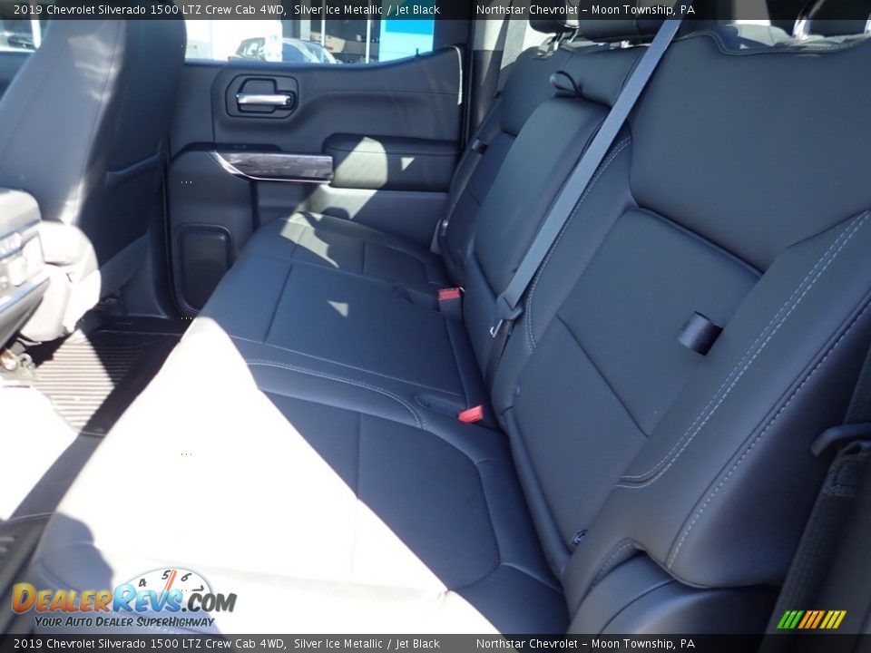 2019 Chevrolet Silverado 1500 LTZ Crew Cab 4WD Silver Ice Metallic / Jet Black Photo #21