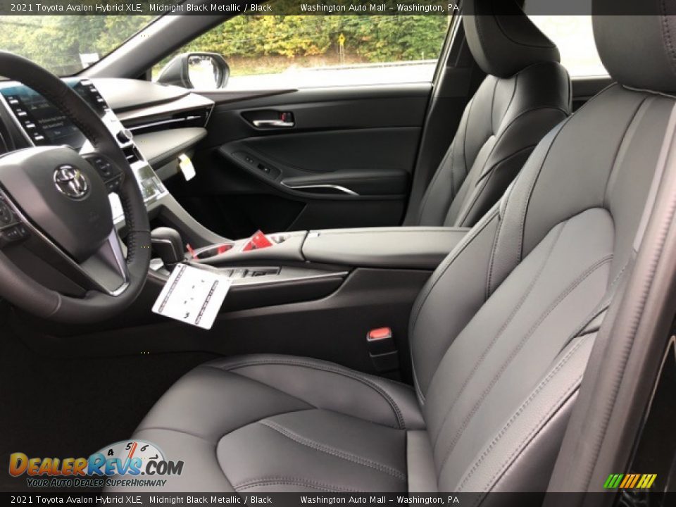 Black Interior - 2021 Toyota Avalon Hybrid XLE Photo #3