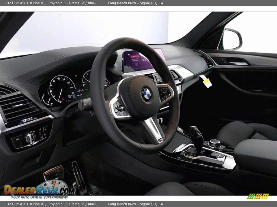 2021 BMW X3 sDrive30i Phytonic Blue Metallic / Black Photo #7