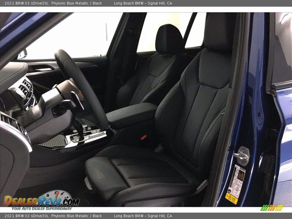 2021 BMW X3 sDrive30i Phytonic Blue Metallic / Black Photo #9