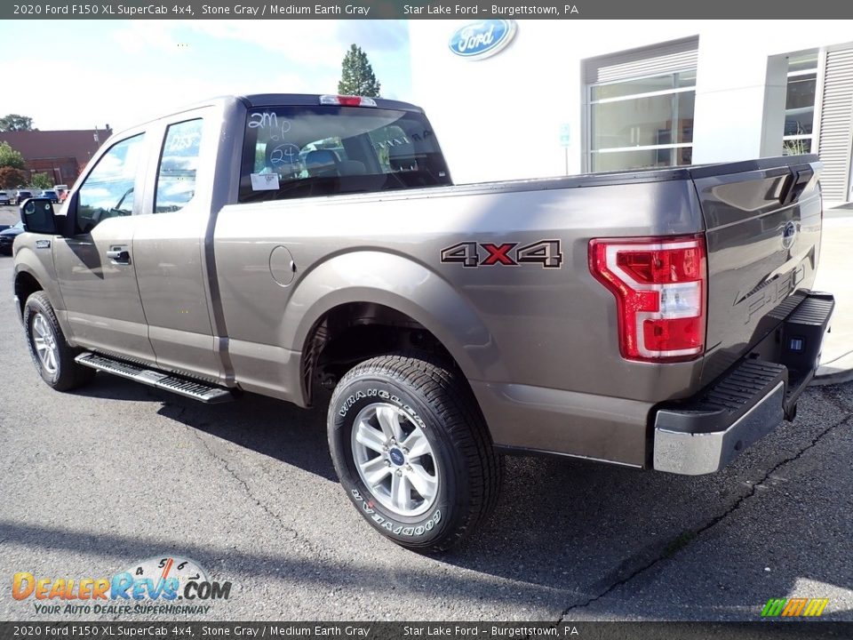 2020 Ford F150 XL SuperCab 4x4 Stone Gray / Medium Earth Gray Photo #3