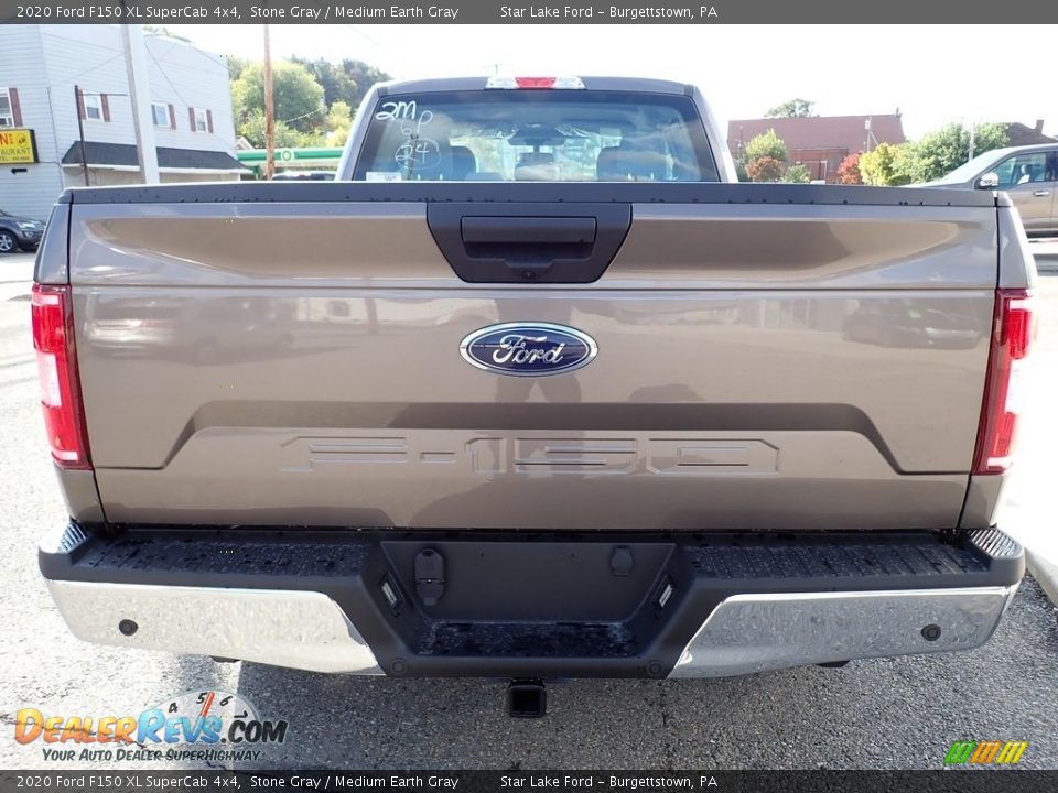 2020 Ford F150 XL SuperCab 4x4 Stone Gray / Medium Earth Gray Photo #4