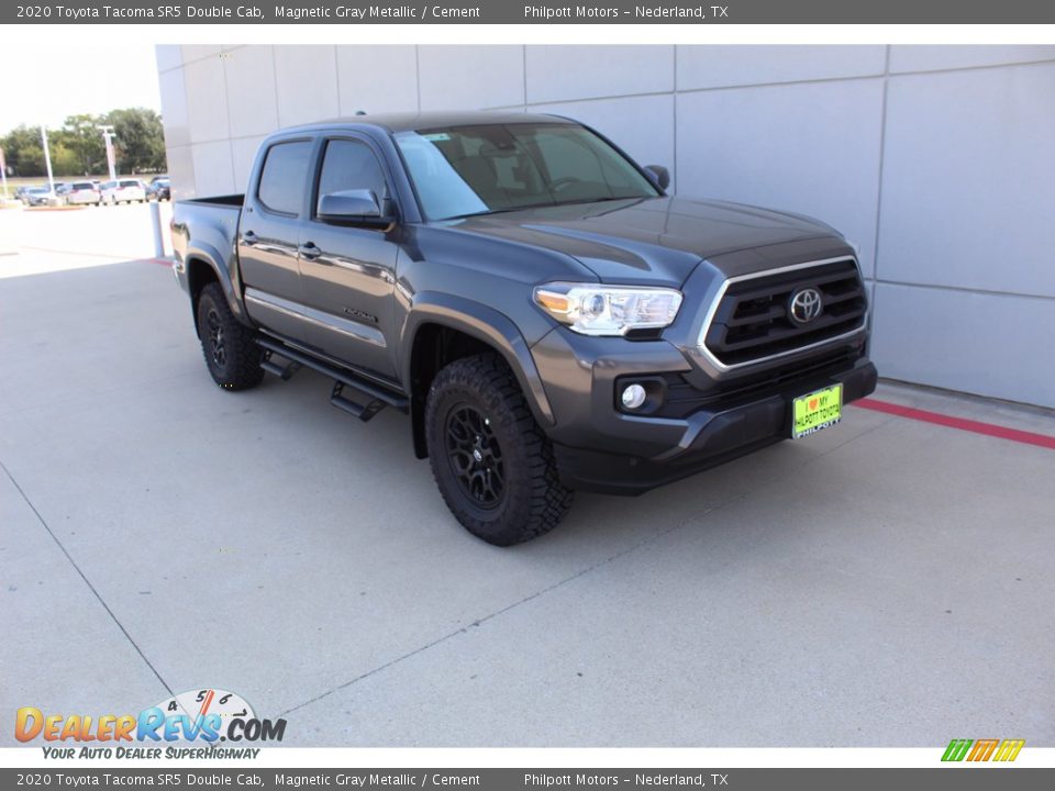 2020 Toyota Tacoma SR5 Double Cab Magnetic Gray Metallic / Cement Photo #2
