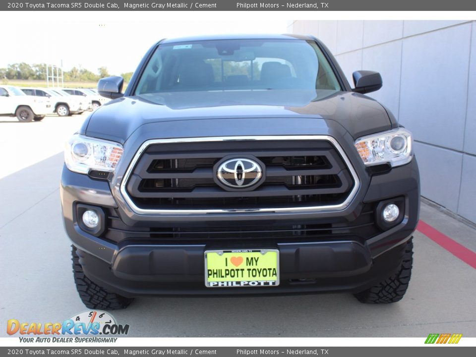 2020 Toyota Tacoma SR5 Double Cab Magnetic Gray Metallic / Cement Photo #3