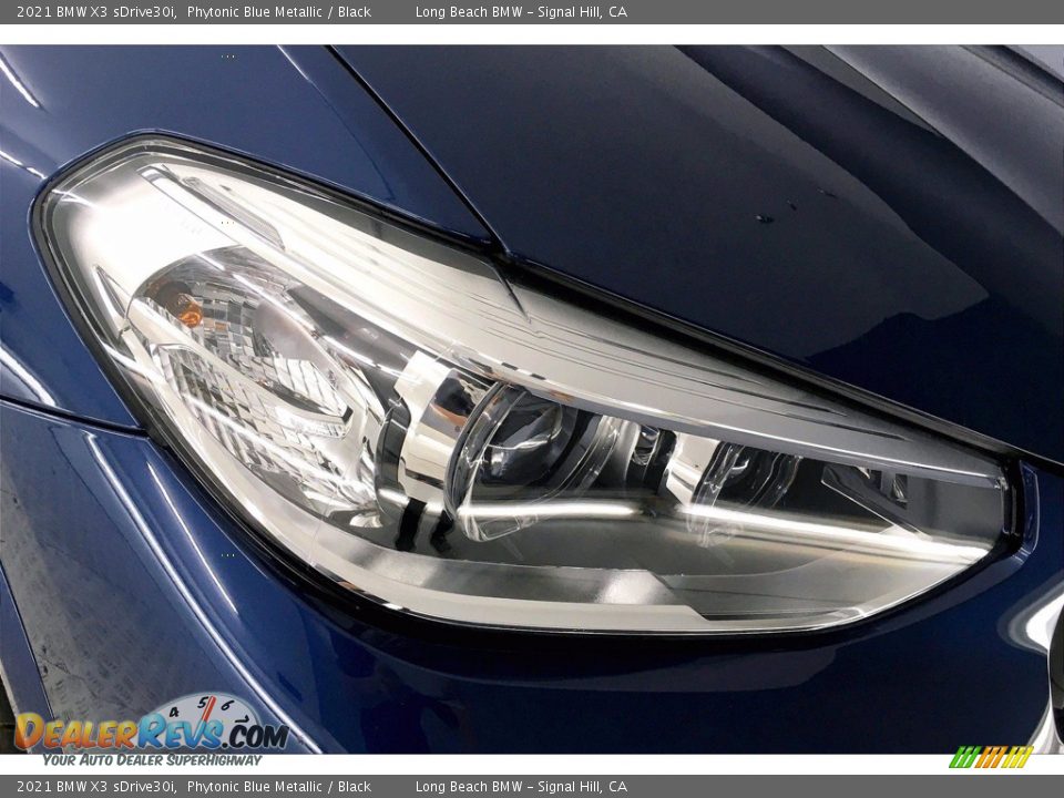 2021 BMW X3 sDrive30i Phytonic Blue Metallic / Black Photo #14