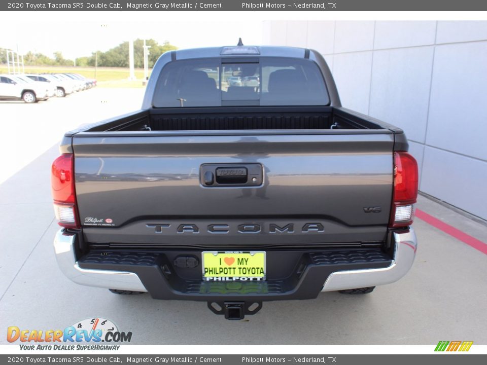 2020 Toyota Tacoma SR5 Double Cab Magnetic Gray Metallic / Cement Photo #7