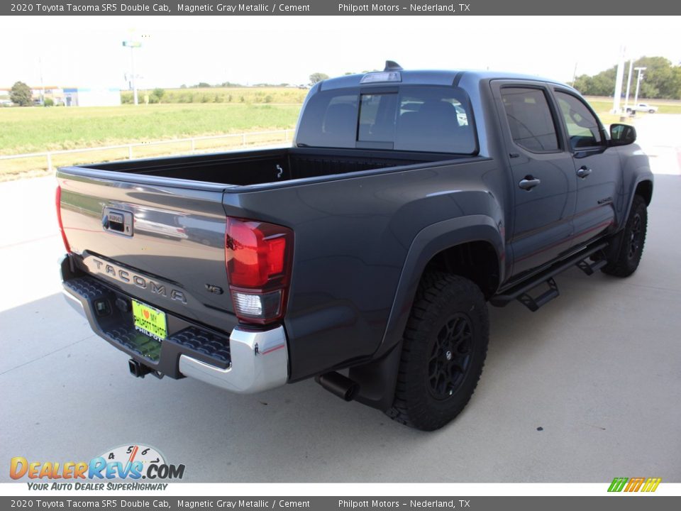 2020 Toyota Tacoma SR5 Double Cab Magnetic Gray Metallic / Cement Photo #8