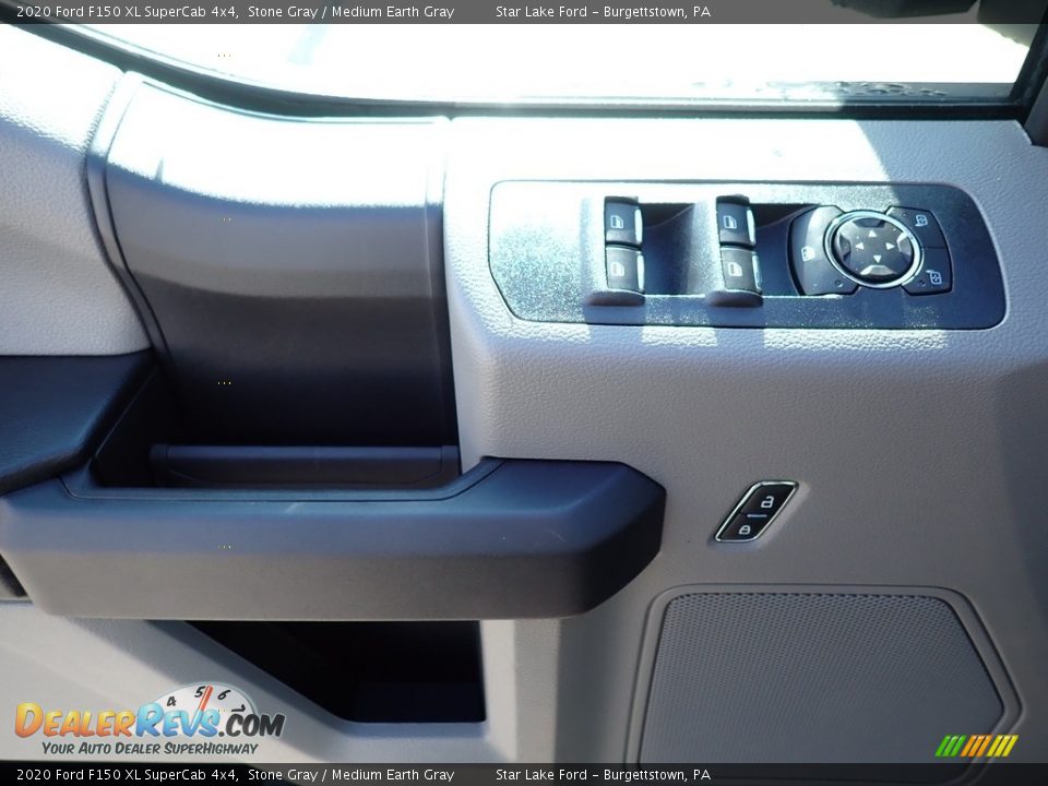 2020 Ford F150 XL SuperCab 4x4 Stone Gray / Medium Earth Gray Photo #13