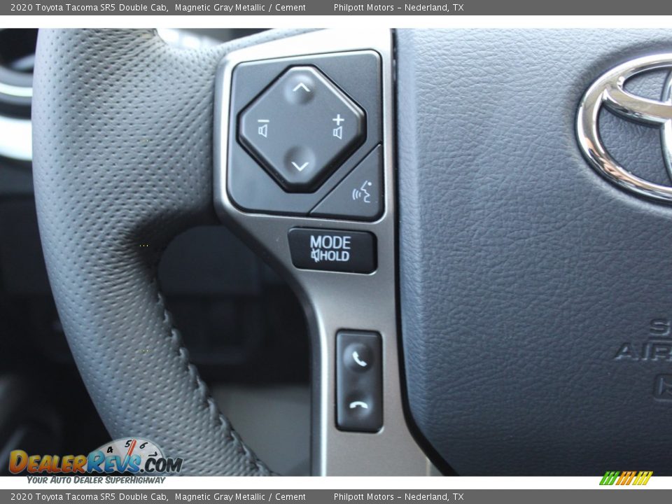2020 Toyota Tacoma SR5 Double Cab Magnetic Gray Metallic / Cement Photo #11