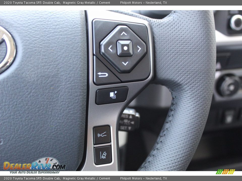2020 Toyota Tacoma SR5 Double Cab Magnetic Gray Metallic / Cement Photo #12
