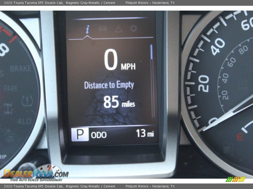 2020 Toyota Tacoma SR5 Double Cab Magnetic Gray Metallic / Cement Photo #14