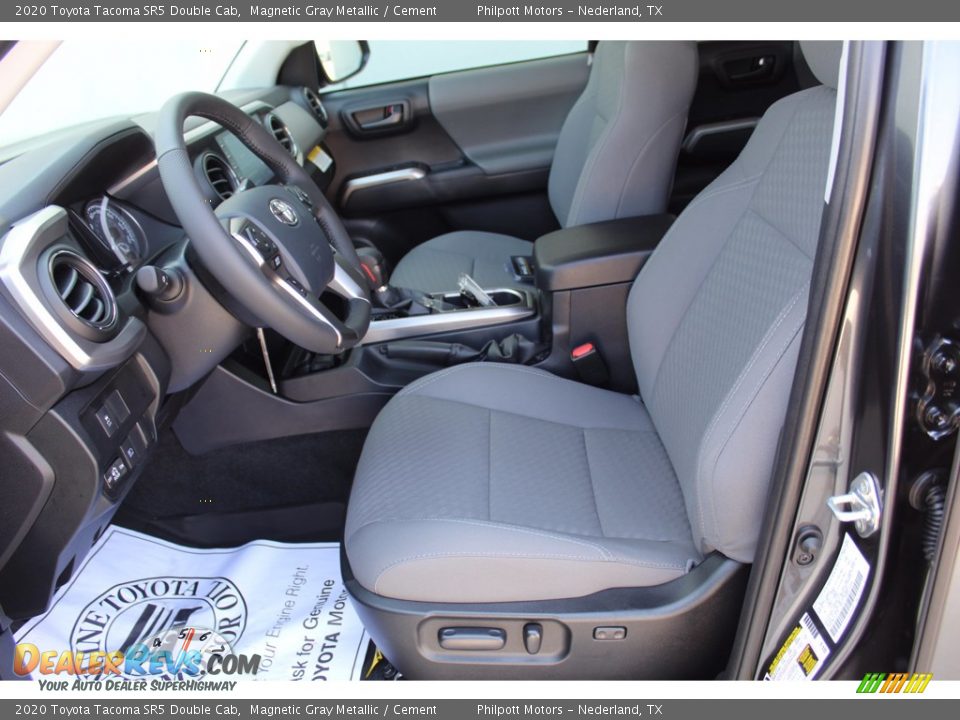 2020 Toyota Tacoma SR5 Double Cab Magnetic Gray Metallic / Cement Photo #22
