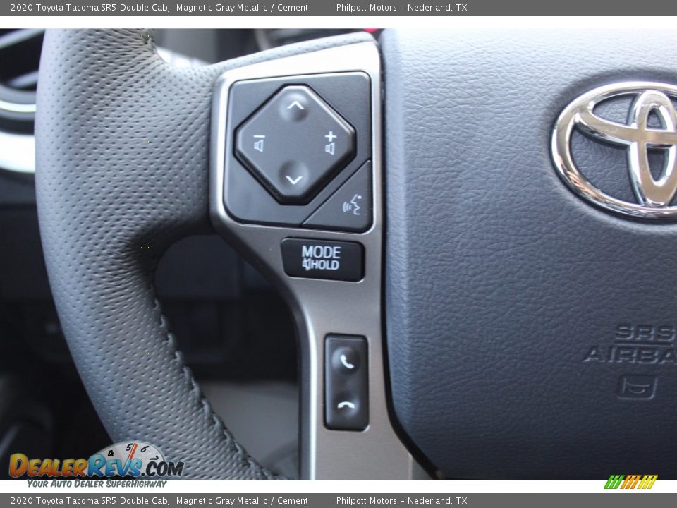 2020 Toyota Tacoma SR5 Double Cab Magnetic Gray Metallic / Cement Photo #23