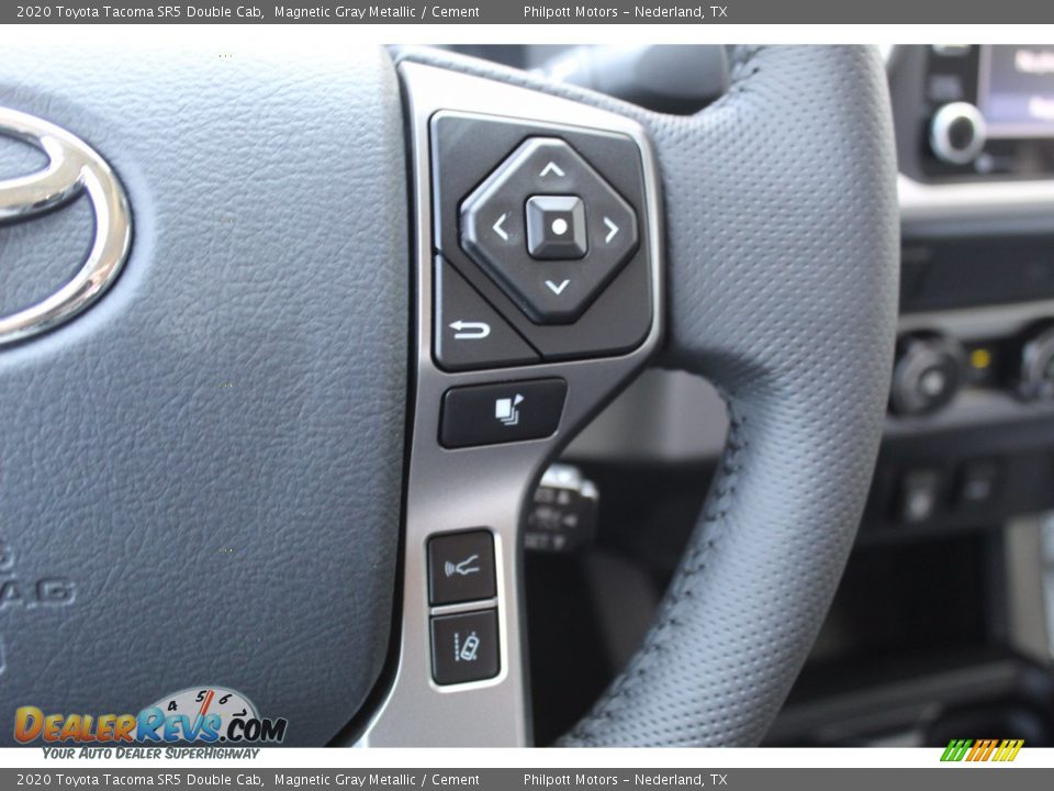 2020 Toyota Tacoma SR5 Double Cab Magnetic Gray Metallic / Cement Photo #24