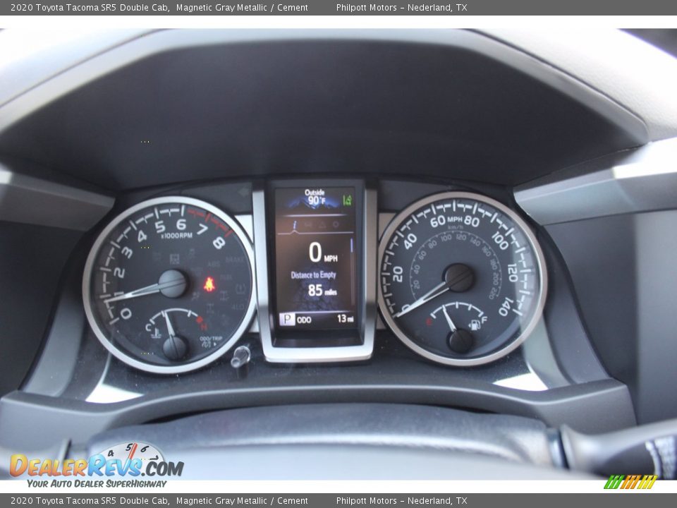2020 Toyota Tacoma SR5 Double Cab Magnetic Gray Metallic / Cement Photo #25