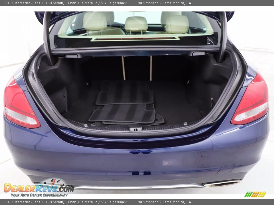 2017 Mercedes-Benz C 300 Sedan Lunar Blue Metallic / Silk Beige/Black Photo #7