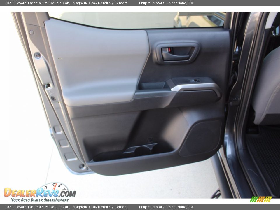 2020 Toyota Tacoma SR5 Double Cab Magnetic Gray Metallic / Cement Photo #30