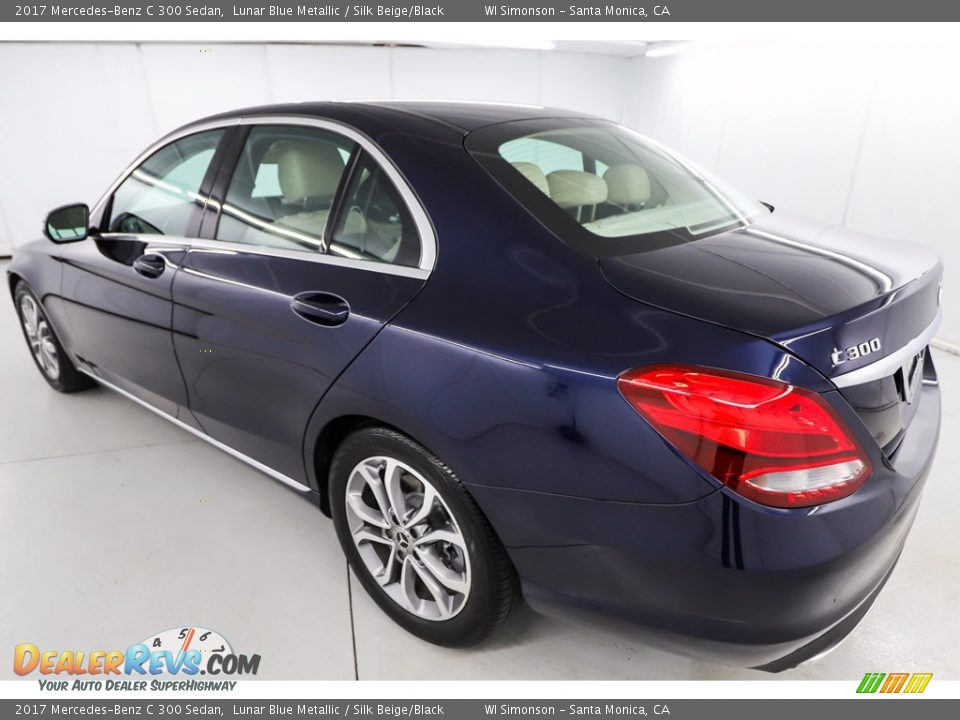 2017 Mercedes-Benz C 300 Sedan Lunar Blue Metallic / Silk Beige/Black Photo #11