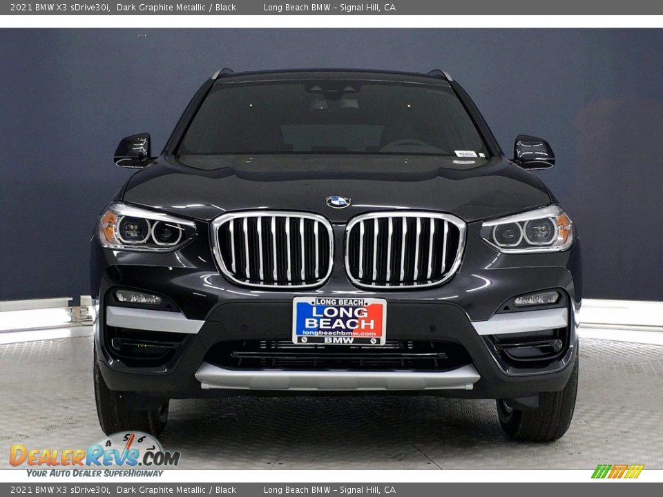 2021 BMW X3 sDrive30i Dark Graphite Metallic / Black Photo #2
