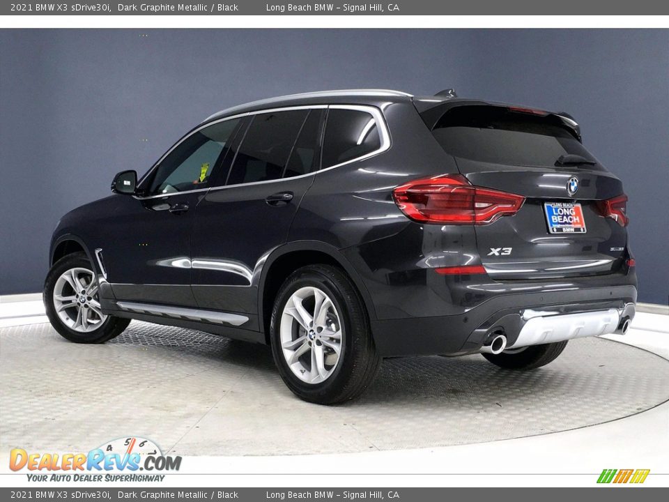 2021 BMW X3 sDrive30i Dark Graphite Metallic / Black Photo #3
