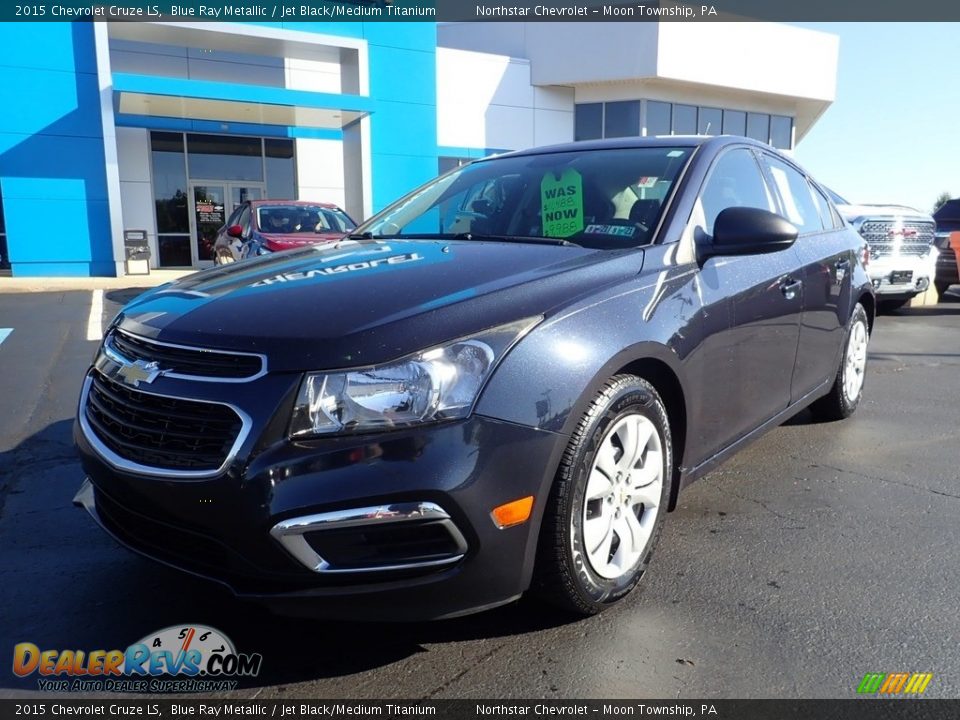 2015 Chevrolet Cruze LS Blue Ray Metallic / Jet Black/Medium Titanium Photo #2