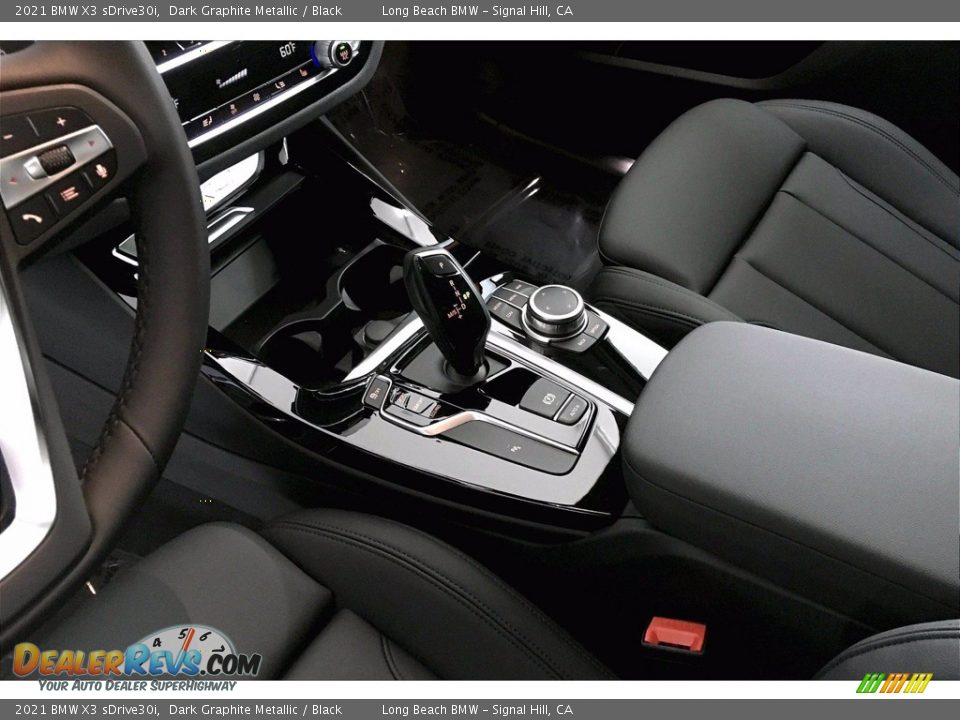 2021 BMW X3 sDrive30i Dark Graphite Metallic / Black Photo #8