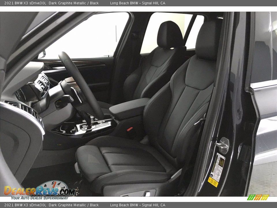 2021 BMW X3 sDrive30i Dark Graphite Metallic / Black Photo #9