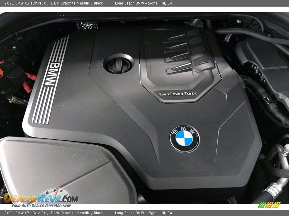 2021 BMW X3 sDrive30i Dark Graphite Metallic / Black Photo #11