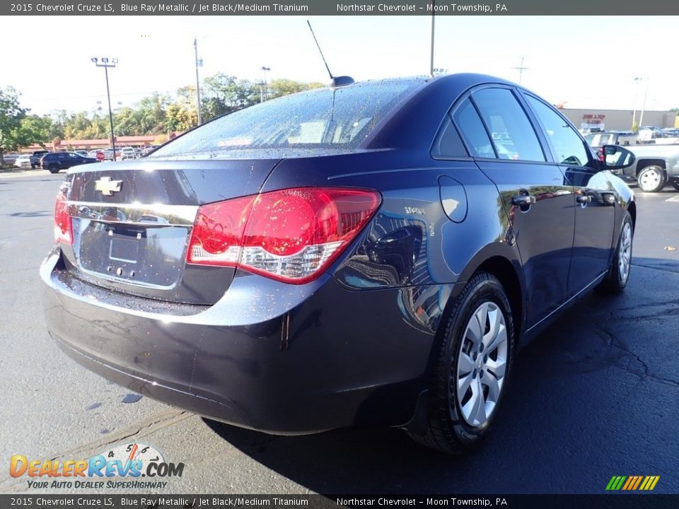 2015 Chevrolet Cruze LS Blue Ray Metallic / Jet Black/Medium Titanium Photo #8